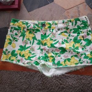 Victoria's Secret Boyfriend Shorts - Lemon Print